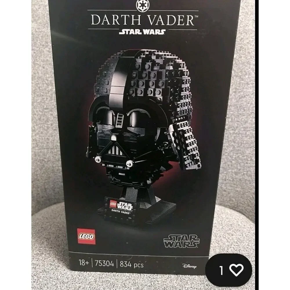 LEGO Star Wars Darth Vader Helmet 75304 Incomplete Parts Lot No Box No...
